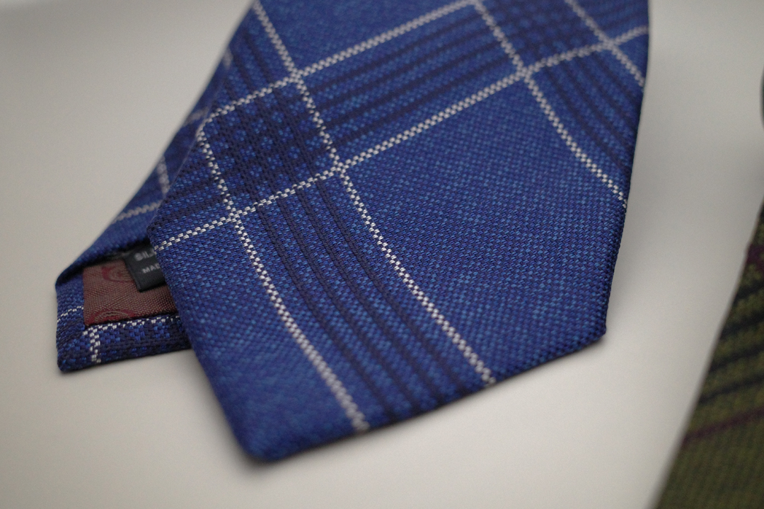 シンプルチェックネクタイ4