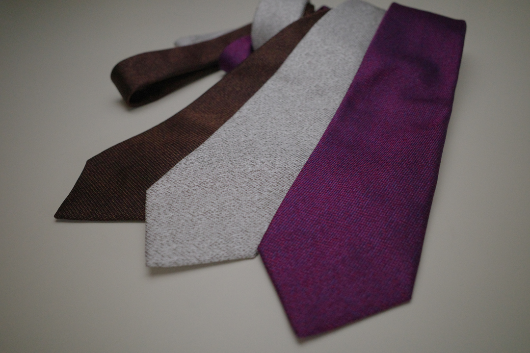矢羽根メランジネクタイ2